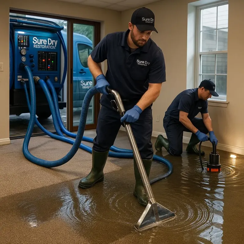 Water Extraction and Removal process in North Eagle Butte, SD